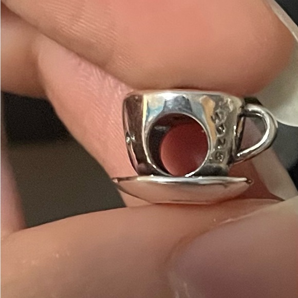 2 sterling silver coffee charms - Picture 4 of 5